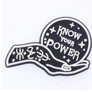 "Know Your Power" Crystal Ball Croc Shoe Charm